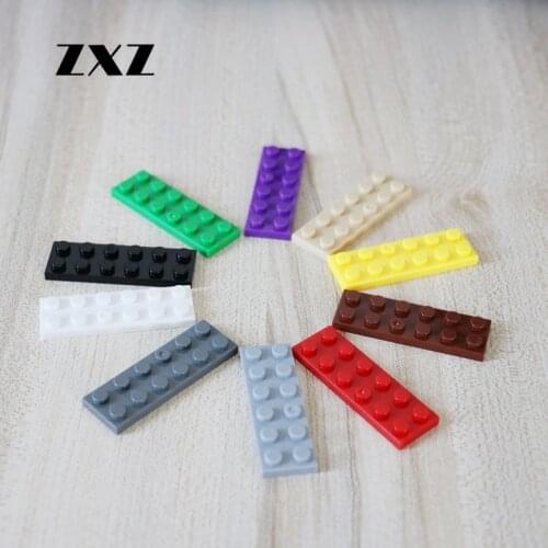 100pcs Kids Learning Educational DIY Blocks Plate 2 x 6 Plastic Building Toys for Children 3795 Plate Parts