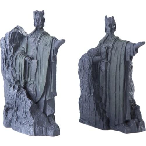 L69B Resin Bookends Art Sculptures Retro Decoration Home Decor Art Statue Figurines Bookend Study Office Desktop Accessories