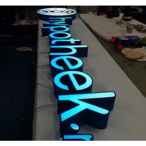 Vinyl Stainless Steel Channel Letter 3D LED Advertising Outdoor Signage with Trim Cap for Xmas Decoration