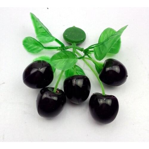 Cherry Orange Various Fruit Bunch Vegetable Simulation Food Pretend Play House Kitchen Toy Children Learning Educational Toy