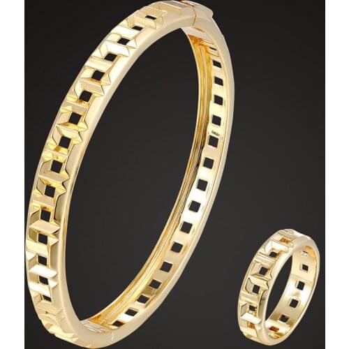 Zlxgirl rhodium silver color copper jewelry sets for women perfect music letter bangle bracelet women size bangle bracelet ring