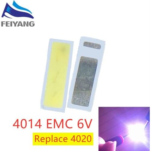 1000pcs FOR SEOUL High Power LED LED Backlight 1W 4014 6V Cool white 80LM TV Application SBHGN2S0E REPLACE 4020 6V EMC