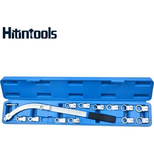 15 PC Auxiliary Timing Belt Tensioner Pulley Wrench Set 12-19MM