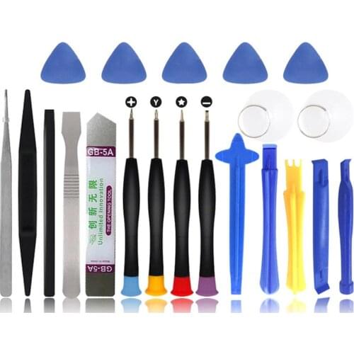21pcs Cell-Phone Repair Kit Non-slip Phone Mini Screwdriver Set Mobile Phone Watch Repairing Tool Screwdriver Color Random