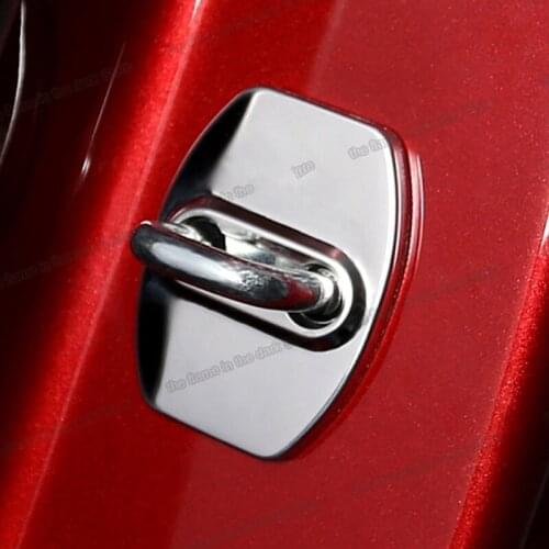 Lsrtw2017 Stainless Steel Car Door Lock Buckle Trims for Chevrolet Equinox 2017 2018 2019 2020 Accessories Auto Styling