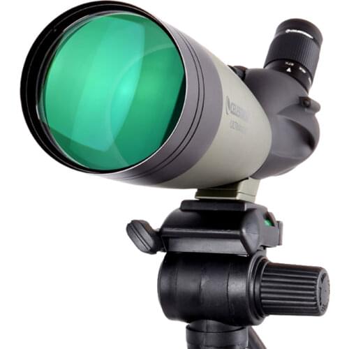 Celestron Ultima 100 Angled Spotting Scope 22 to 66x100mm Zoom Eyepiece Multi Coated Bak-4 Optics for Bird Watching Wildlife