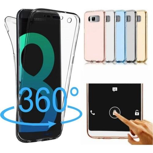 For Huawei P20 Lite Pro Case 360 Huawei P8 Lite 2017 P8 P9 P10 Lite Plus Case Cover Soft TPU Full Protective Clear Phone Cases