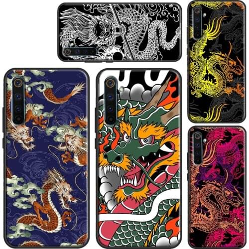 DRAGON TATTOO JAPANESE Case For OnePlus 8T 9R Nord 7 8 9 Pro Coque For Realme 8 Pro Q3 6 7 C3 C11 C21 C15 GT Neo