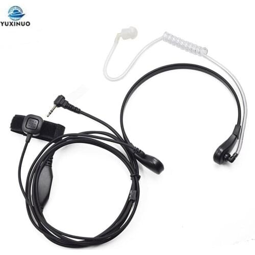 2.5mm Throat Headset Microphone PTT Mic Earpiece for Motorola CB Radio TLKR T80 T60 T5 T7 T5410 T5428 FR50 XTR446 Walkie Talkie