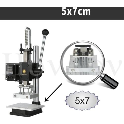 Multi-function digital display hot stamping machine, printing machine wallet pressure label branding machine