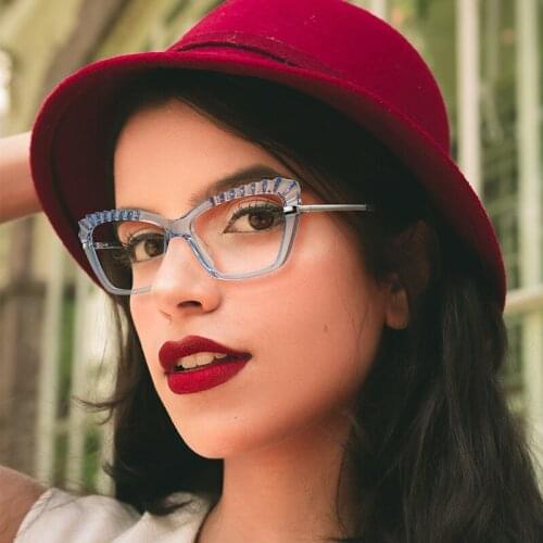 High Quality Women Square Eyeglasses Frame Women Men Optical Glasse Frame Computer Transparent Blue Light Blocking Glasses NX