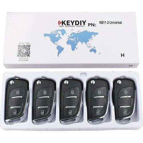 5pcs KEYDIY KD900 NB Series Remote Control KD NB11 2 Key for KD900+ Key Programmer URG200 Machine