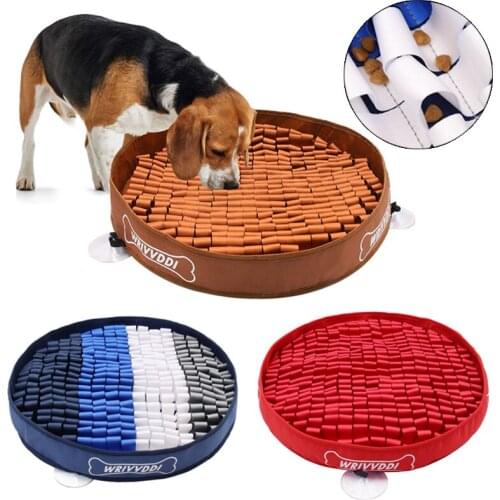Dog Smell Training Snuffle Mat for Medium Large Dogs Slow Dispensing Feeder Pet Pad Blanket Consume Energy Puzzle Mascotas Toys