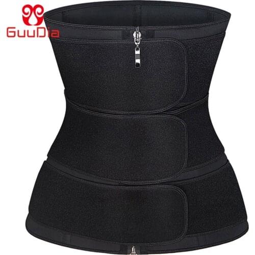 GUUDIA Womens Waist Trainer Corset Trimmer Belt Waist Cincher Body Shaper Slimming Sports Girdle Weight Loss Shapewear Slimming