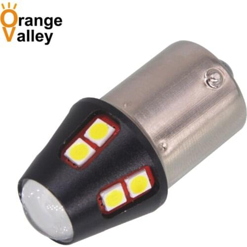 100Pcs P21W 1156 BA15S LED Bulbs Car Lights Turn Signal Reverse Brake Light R5W 3030 LEDs 12 SMD Automobiles Lamp DRL