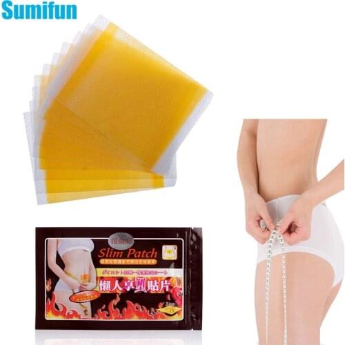 20Pcs Detox Slimming Patch Fat Burning Lose Weight Herbal Adhesive Medical Plasters Magnetic Beauty Health Care D0723