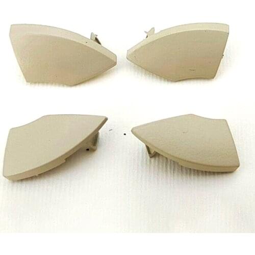 4pcs For-Fiat 500 Car Radio Cd Button Buttons Trim Mould Cover Removal Black /Beige Car Accessories Automobile Decoration