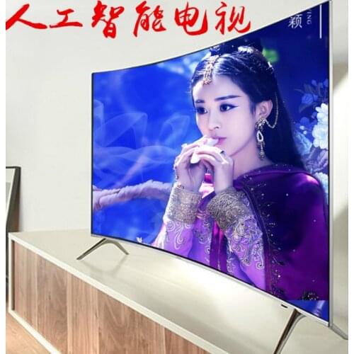 55 65 75'' LED wifi TV television 75-inch curved screen led smart Television TV
