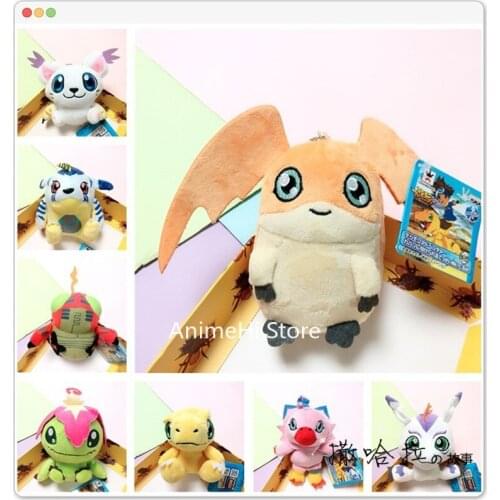 Anime Digimon Digital Monsters Patamon Piyomon Gomamon Palmon Tentomon Tailmon Agumon Plush Toy Cosplay Bag Pendant Doll Gift