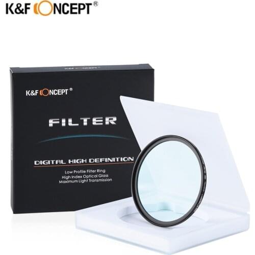 K&F CONCEPT 37/40.5/49/52/55/58/62/67/72/77/82/86mm Slim Multi Coated MC UV HD Lens Filter Protector For Canon Nikon Sony Camera