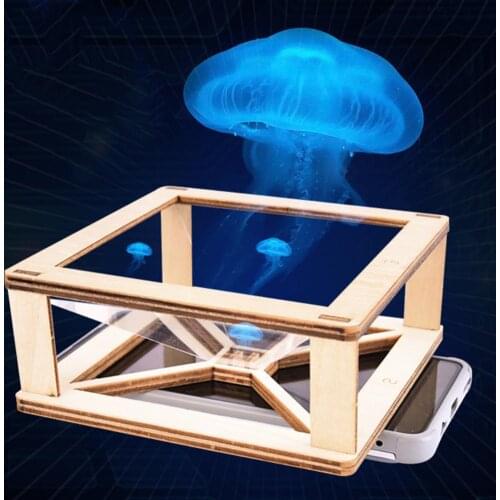 New Arival 3D Hologram Stand Safe Improve Hands-on Ability Brain Development 3D Holographic Projection Fun Scientific Experiment