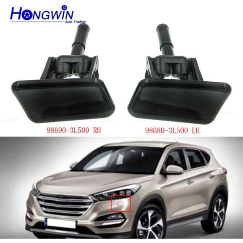 Front Bumper Headlight Washer Lift Cylinder Spray Nozzle Jet And Cover Cap For Hyundai Kia 98680-3L500 98690-3L500