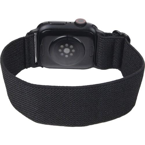 Watchbands for Apple Watch 6/5/4/3 38mm 42mm Woven Solo Loop Braided Strap for Iwatch SE Series 6 Bands 40mm 44mm Accessories