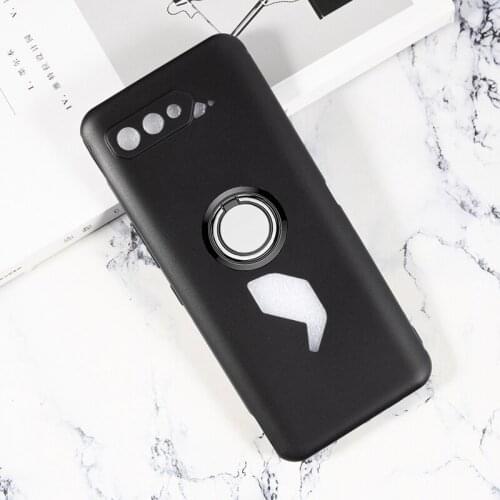For ASUS ROG Phone 5 Pro Ultimate Zenfone 8 Flip 7 Pro 5 6 ZS630KL ZA550KL ZB634KL Back Ring Holder Bracket Cover Silicone Case