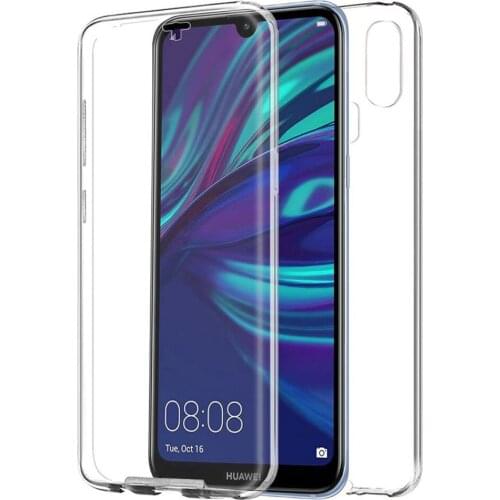 Huawei Y7 2019 / Y7 Pro 2019 full protection silicone case transparent 360