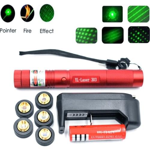 Green Laser Military Pointers 532nm 10000m High Power Lazer Flashlight Burning Match & Light Burn Cigarettes Hunting Laser Pen