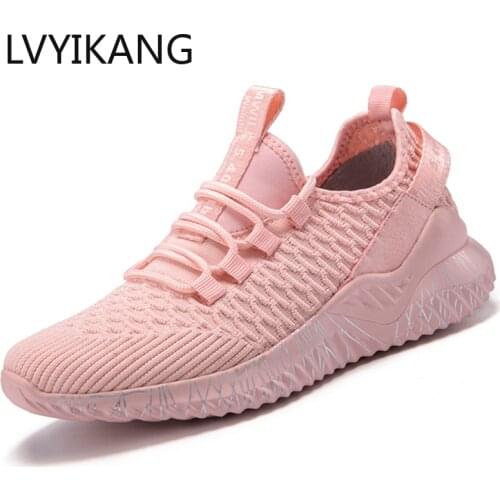 Women Shoes 2019 New Fashion Women Sneakses Breathable Mesh Tenis Feminino Female Shoes Woman Flats Shoes Zapatillas Mujer