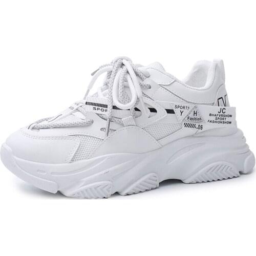 Womens Sports Shoes 2021 Fashion Platform Sneakers Women Non Slip Running Shoes Woman Increase Casual Shoes Zapatillas De Mujer