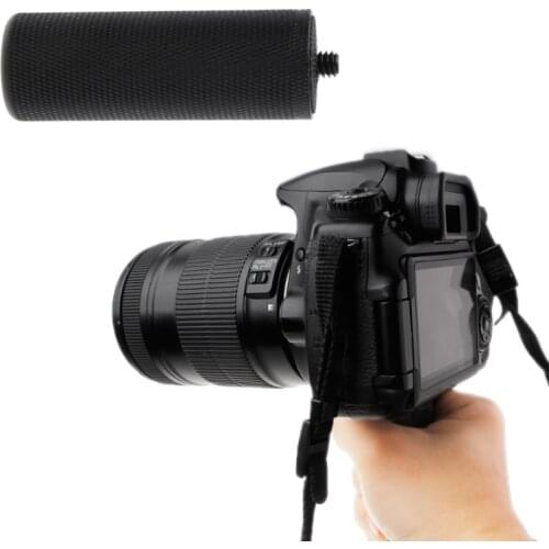 1/4'' Metal Handle Hand Grip Stabilizer Stick For LED Flash Light Video Camera Y3ND