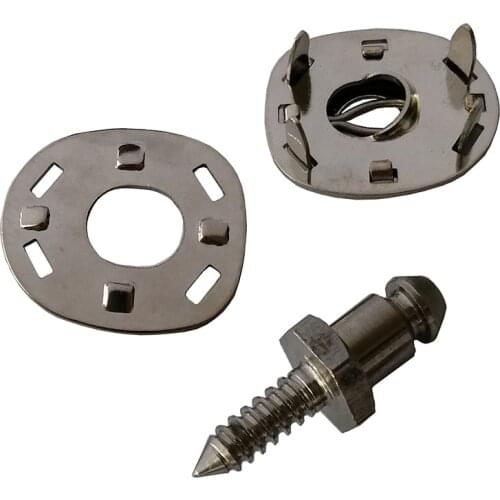 10 Sets of Marine Boat Yacht Screw Base Snaps Lift Dot Fasteners Boat Cover Enclosure Eyelet Stud Canvas Snap Fastener