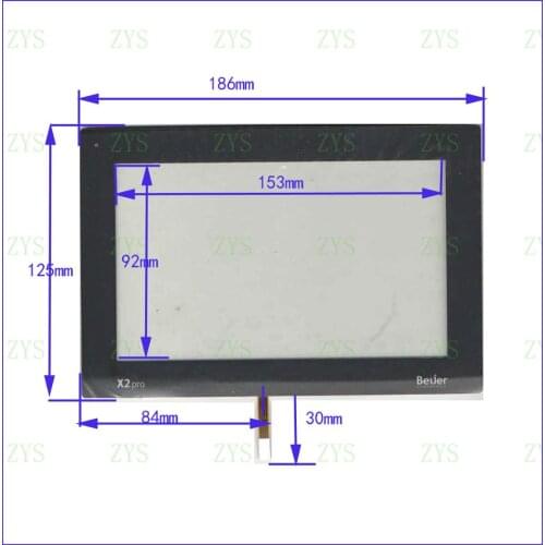 ZhiYuSun 186*125mm for Beijer X2pro 4lines resistive touchscreen display on the outside commercial Industrial applications