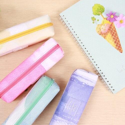 4pcs s115 Stationery Rainbow Song 2 Square Pencil Bag Student Stationery/Pencil Bag/Stationery Bag