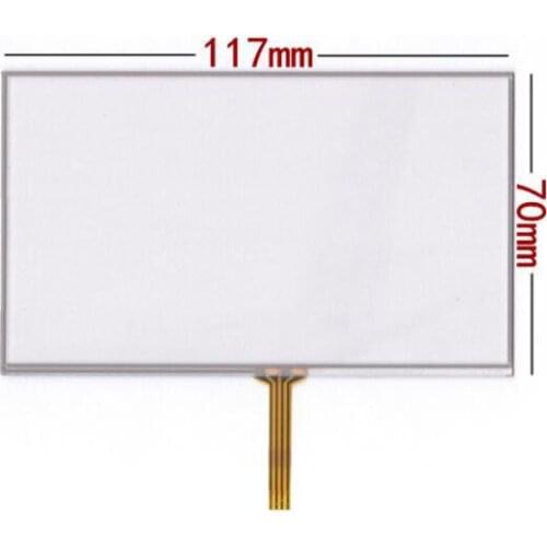5'' inch touch screen MP4/MP5 GPS navigator screen E small Lu hang twec with screen 117*70