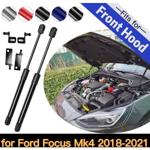 For Ford Focus MK4 2018-2021 C519 Front Bonnet Hood Dampers Modify Gas Struts Lift Supports Shock Accessories Absorber Prop Rod