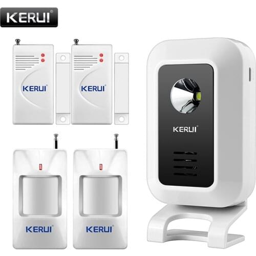 KERUI Wireless Welcome Doorbell Home Security Motion Detection Two-In-One Wireless Anti-theft Doorbell Welcome Device 433MHZ