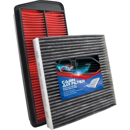 Bi-Trust Combo Set Engine & Carbon Cabin Air Filter for Acura RDX L4 2.3L 2007-2012 CF10134 80292-SDA-A01