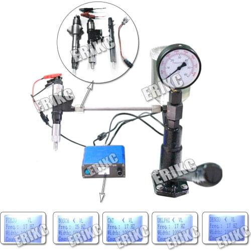 ERIKC Auto Engine Diesel Injector Test Machine CRI800 And Common Rail Fuel Piezo Injection Nozzle Tester S60H 220V & 110V