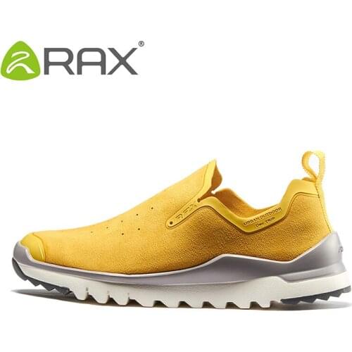 Rax Women Men Slip On Hiking Shoes Outdoor Breathable Sports Sneakers Lightweight Non-Slip Mountain Climbing Walking Shoes D0825