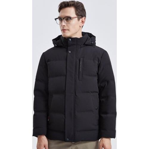 TANBOER mens down jacket breathable quality duck down coat winter coat puffy middle winter jackets outwear warm TA18575