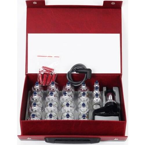 19pcs portable vacuum cupping set acupuncture phlegm spilled blood stasis cansSZ