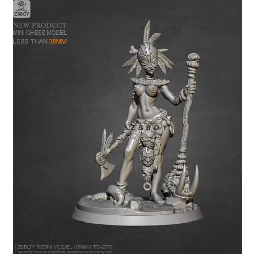 38mm Resin model kits figure beauty colorless and self-assembled TD-2779