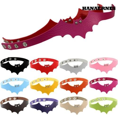 Rock Fashion Jewelry Gifts Teens Girls Rivet Heart Cross Collar Necklace New Gothic Punk Leather Choker Necklace For Women