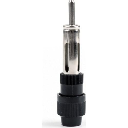 Areyourshop Sale 2Pcs Car Radio/Stereo Din Male Aerial Antenna Repair Connector Plug Bare Adapter