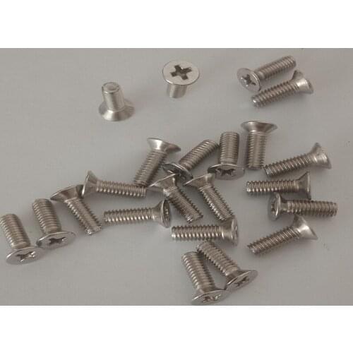 304 stainless steel countersunk head machine thread M2M2.5 *3 4 5 6 8 10 12 14 16 18 20 22 25 30
