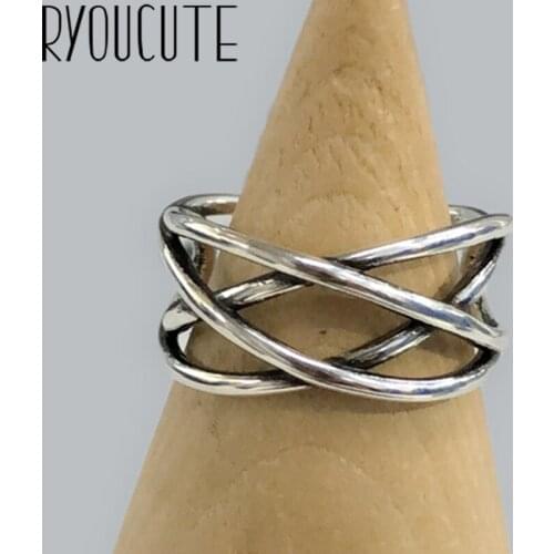 Luxury Brand Cross Chains Rings For Women Wedding Engagement Charm Knuckle Rings Men Vintage Jewelry Romantic Party Gift