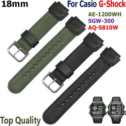 Suitable for Casio-G-Shock GA-2100 GA-2100-1A1 GA-2100-4A Band nylon Wrist replacement strap Bracelet Watch Accessories 18mm
